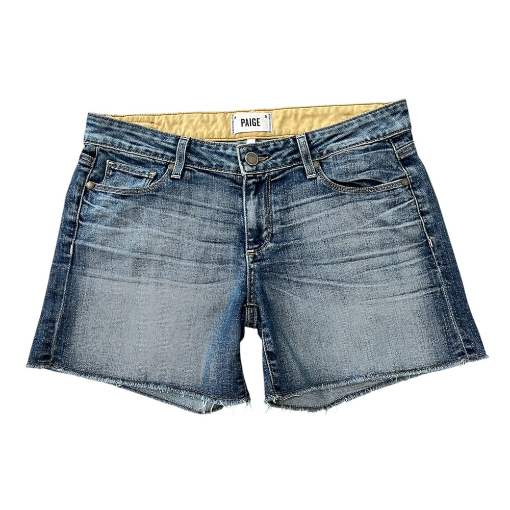 PAIGE Blue Jean Shorts